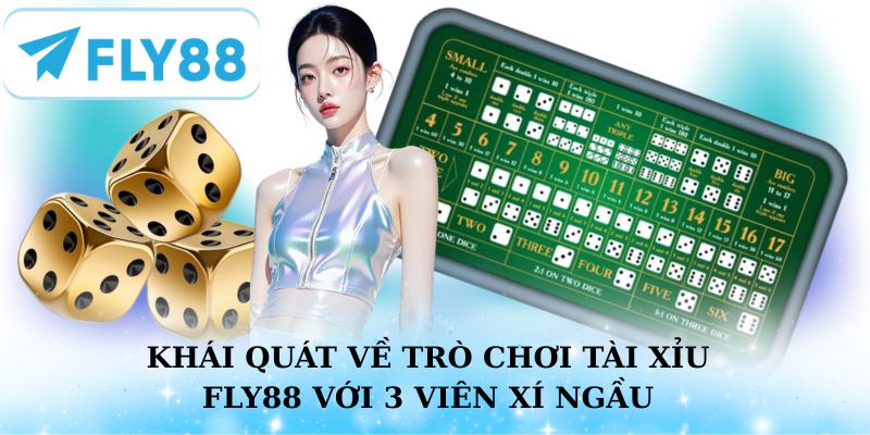 Khái quát thông tin về trò chơi Tài Xỉu Fly88 với 3 viên xí ngầu